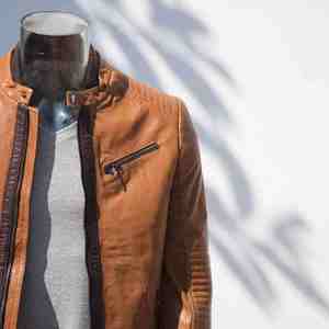 Veste de motard en cuir à col montant pour hommes de haute qualité de conception professionnelle pour la vente en gros d'automne et d'hiver - Product Image 5