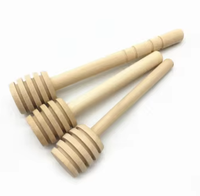 Bâton de miel en bois de haute qualité cuillères à miel agitateur louche à miel en bois