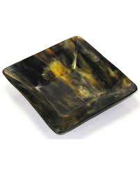 Bandeja de cuerno decorativa Bandeja de postre de cuerno rectangular grande más vendida Bandeja de cocina de mesa de cuerno natural Bandeja de comida hecha en la India - Product Image 5