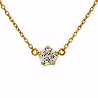 Collar de Cadena con Eslabones y Zirconia de Corte Brillante, Chapado en Oro de 18k sobre Plata de Ley, Hecho a Mano, Regalo de Compromiso para Mujer