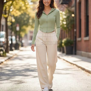 ชุดเซ็ตสองชิ้นไซส์ใหญ่สำหรับผู้หญิง แฟชั่นลำลองทันสมัย เหมาะสำหรับแฟชั่นสตรีทและการเดินทาง - Product Image 5