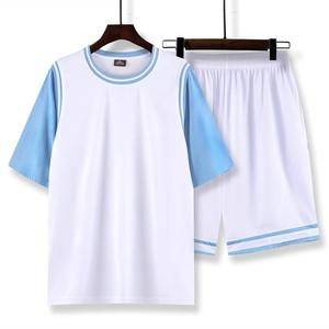 Customizable Solid Color Basketball Jerseys & Uniform Set Sublimation Printing Breathable Durable Lightweight Vest/<b>Shorts</b> <b>Suit</b> - Product Image 4
