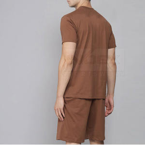 Ensemble de shorts de sport grande taille pour hommes 100% coton pour l'entraînement d'été en plein air - Product Image 3