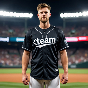 Custom Printed <b>Baseball</b> Shirts | <b>Baseball</b> Jersey | Full Button Jerseys Shirt Casual <b>Tee</b> Tshirt for Men - Product Image 1