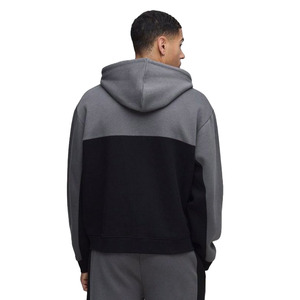 Sudadera con capucha unisex con parches multicolores y cremallera, sudadera informal ligera con cremallera completa y bolsillos de HP - Product Image 3