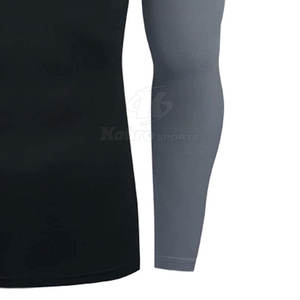 T-shirts de compression légers pour hommes avec manches courtes Impression personnalisée Tissu tricoté - Product Image 5