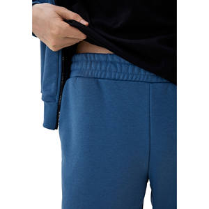 Conjunto Deportivo para Hombre, Logotipo Personalizado, Material de Algodón, Sudadera con Cremallera Completa, Pantalones Deportivos, Conjunto de Dos Piezas para Correr, con Cremallera - Product Image 4