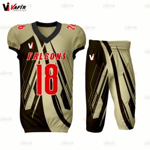 2026 pas cher prix jeunesse et adulte uniforme de Football américain personnalisé maillot et pantalon de Football américain ensemble tissu de haute qualité - Product Image 3