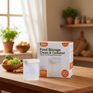 Contenedor de Plástico para Crema Zeller de 670 ml, Paquete de 6 - para Almacenamiento y Conservación de Alimentos - Product Image 3