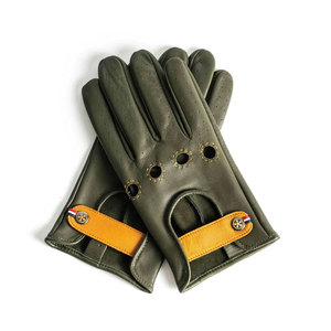 Nouveaux gants de conduite en cuir tendance Gants de course de conduite en cuir antidérapants au prix de gros Gants de conduite en cuir - Product Image 6