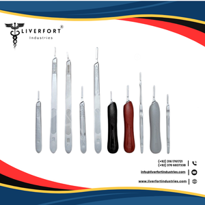 Haute qualité n ° 3 taille en acier inoxydable chirurgical instrument dentaire poignées nouvelle Source d'alimentation manuelle poignées de lame de Suture réutilisables - Product Image 3