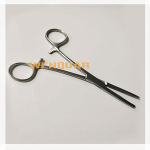 Pinzas Hemostáticas Veterinarias Manuales de 14.5 cm, Instrumento Quirúrgico de Acero Inoxidable, Certificación CE Clase I, 1 Año de Garantía - Product Image 3