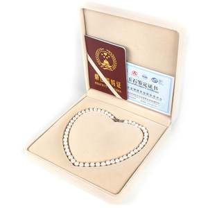 Certificato ZZXL-N0003-01 nuovo Design fatto a mano collana di perle bianche gioielli della Sorority per le donne della ragazza - Product Image 5