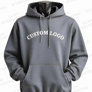 Sudadera con Capucha de Alta Calidad, 100% Algodón, Personalizada, Estilo Urbano, Bordada, para Hombre, con Cuello con Capucha, Diseño Sólido, para Invierno - Product Image 1