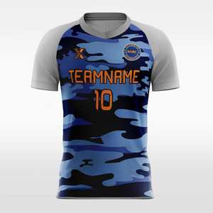 Camisetas de Fútbol para Niños al por Mayor, Camuflaje, 100% Algodón, Costuras Reforzadas, Directo de Fábrica - Product Image 1