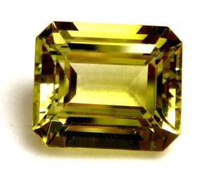 มรกตเจียระไนแบบคุณภาพสูง100% มะนาวควอตซ์สีเหลืองธรรมชาติอัญมณีแบบพรีเมี่ยม - Product Image 1