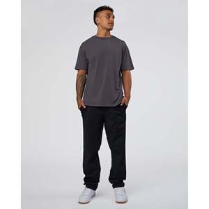 Camiseta Deportiva Ajustada de Poliéster - Color Gris Oscuro - Product Image 6