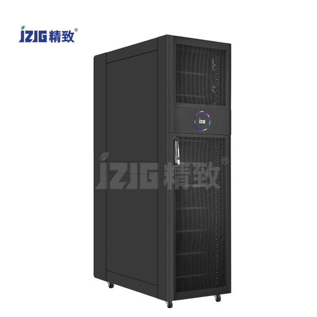 G-Shaped High Quality High-Strength First-Grade Cold Rolled Steel Plate 42U Network Cabinet Black IP20 Protection Data Center