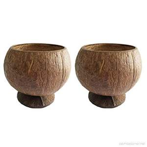 Natural Coconut Fiber <b>Cup</b> Reusable <b>Tea</b> <b>Cups</b> & <b>Saucers</b> for Home & Hotel Use - Product Image 2