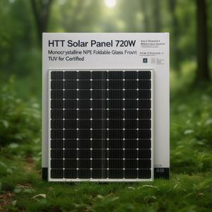 Panneau solaire HJT 720W monocristallin de type N, pliable, avec couvercle avant en verre, certifié TUV - Product Image 3