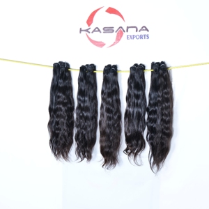 Extensions de cheveux bruts vierges indiens Cheveux de tressage à vague profonde lâche économique pour les femmes Traitement chimique de couleur noire naturelle - Product Image 3
