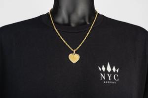 D'VINS JEWELS - Colgante de Foto de Oro Sólido de 14K de Lujo, Muy Solicitado, con Diamante de Corte Brillante Cultivado en Laboratorio, Certificado, Unisex, para Uso Diario - Product Image 3