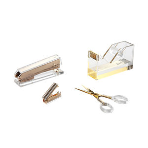 Ciseaux de beauté pour sourcils à lame droite en acier inoxydable avec manche transparent, coupe-papier droit pour droitiers - Product Image 5