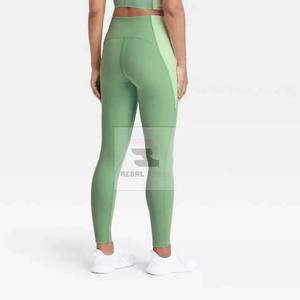 Mallas deportivas con cintura elástica para mujer, venta al por mayor, tejido de punto, logotipo personalizado - Product Image 2