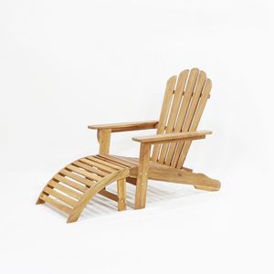 Silla Mecedora Adirondack de Madera Maciza Comehome para Jardín Exterior, Impermeable - Product Image 5