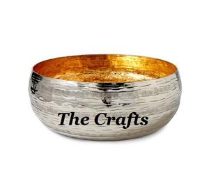 Bol à chocolat martelé en aluminium, en forme ovale, de qualité supérieure, pour servir des aliments, à bas prix - Product Image 3