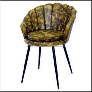 Vente en gros de nouveau design chaise de salle à manger en métal cuir crunch corde pour la maison bureau école appartement hôtels centres de villégiature salons villas - Product Image 1