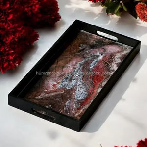 Beautiful Epoxy Resin Tray Smooth Luxe Epoxy Resin Handcrafted Perfection Humran Export Epoxy Resin - Product Image 1
