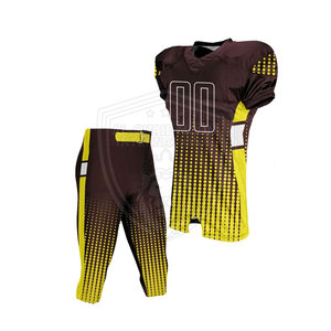 Uniforme de fútbol americano hecho a medida de alta calidad, el mejor uniforme de fútbol americano para hombres de tela - Product Image 4
