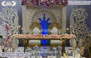 Panneau mural décoratif en cuir pour mariage, toile de fond en cuir pour événement de mariage, panneaux muraux tuftés en cuir personnalisés pour mariage, Royaume-Uni - Product Image 2