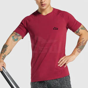Camiseta de gimnasio Camiseta hecha en fábrica Precio al por mayor Camisetas Venta caliente Camiseta de gimnasio Venta en línea Hombres de alta calidad - Product Image 3