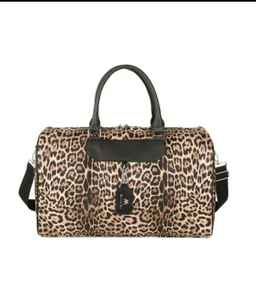 Custom logo Large Capacity Travel <b>Weekender</b> Tote <b>Bag</b> <b>with</b> <b>Shoe</b> <b>Compartment</b> Leather Duffle <b>Bag</b> - Product Image 1