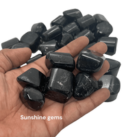 Vente en gros de pierres roulées en tourmaline noire naturelle, cristal de guérison poli, sculptures Feng Shui pour la décoration de la maison et la voiture