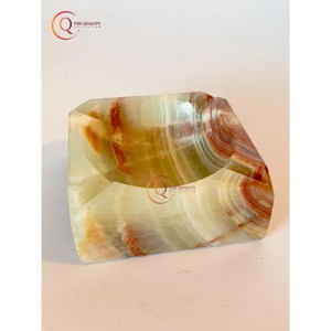 Cendrier en marbre sculpté à la main Cendrier multicolore résistant à la rouille Accessoires pour fumeurs élégants pour Resort & Hotel - Product Image 3