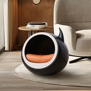 Nido de gato en forma de pequeño <span class=keywords><strong>diablo</strong></span> de lujo, muebles modernos para mascotas, casa para gatos para decoración de interiores - Product Image 1