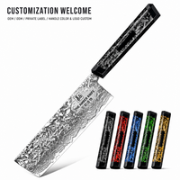 Couteau de cuisine M390 en acier poudré, forgé à la main, couteaux japonais en acier au carbone, Nakiri, couteau à légumes, couteau à viande, outil de cuisine professionnel