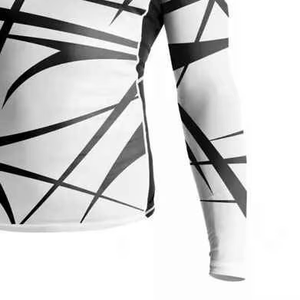 Sublimation Printed Quick Dry Men Rash Guard in Custom Logo MMA Training Rash Guard Grappling Jiu Jitsu BJJ Rashguard - Product Image 6