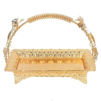 Panier en métal plaqué de qualité supérieure de style unique Articles de cuisine Panier à tamis pour évier Égouttoir à riz et légumes pour fruits