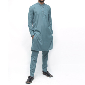 Salwar Kameez indien de haute qualité pour hommes, dernières couleurs, vêtements musulmans Shalwar Kameez - Product Image 6