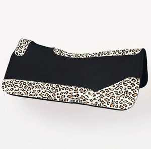 Vente chaude personnalisé cheval et guépard laine feutre tapis de selle Style occidental pour les propriétaires de chevaux - Product Image 1