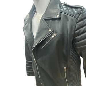 Nuevo producto, superventas, chaqueta de ciclista, chaqueta de cuero de vaca Real para hombre, abrigo de cuero ajustado, chaquetas de cuero para hombre - Product Image 3