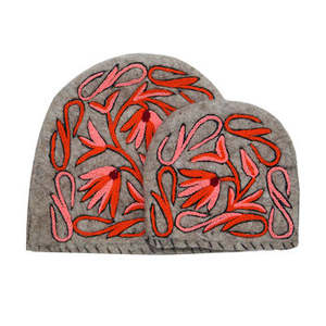 Gaba Orientals WTC 02 fait à la main laine pakistanaise thé confortable multicolore imprimé couverture pour théière pour votre expérience quotidienne du thé - Product Image 4