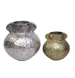 Floreros de Metal más vendidos para el hogar, sala de estar, decoración interior, decoración del banquete de boda, jarrones de Metal, jarrón de boda dorado - Product Image 2