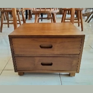 Outdoor <b>Tables</b> Furniture Size 50X40X45 Has 2 Drawers The Main Material Is Solid Teak <b>Wood</b> With A Smooth Finish - Product Image 1