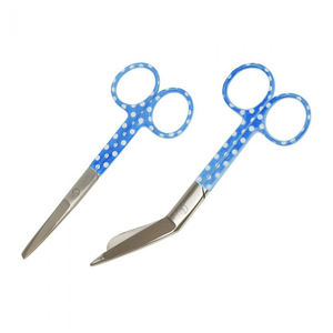 เดลต้า MED ผ่าตัดกรรไกรพยาบาลสเตนเลสสีม่วง5ชิ้นพร้อมจุดสีขาวเครื่องมือผ่าตัดพื้นฐาน - Product Image 3