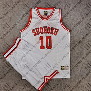 ชุดบาสเก็ตบอลของผู้ชายชุดบาสเก็ตบอลพิมพ์โลโก้100% โพลีเอสเตอร์ซับลิเมชันต่ำออกแบบได้ตามต้องการ - Product Image 4